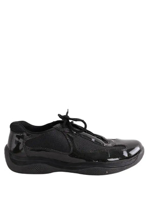 Baskets Prada america's cup Noir en Cuir, taille 37 - Seconde Main