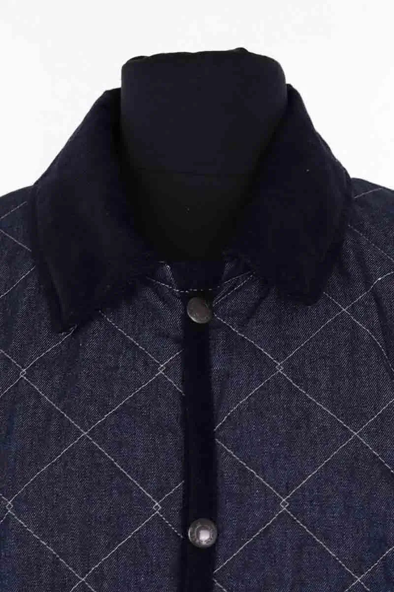 Manteau LAVENHAM Bleu en Coton