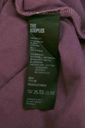 T-shirt The Kooples Violet en Coton