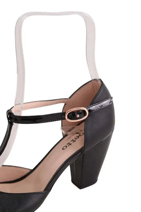 Talons Repetto Noir en Cuir