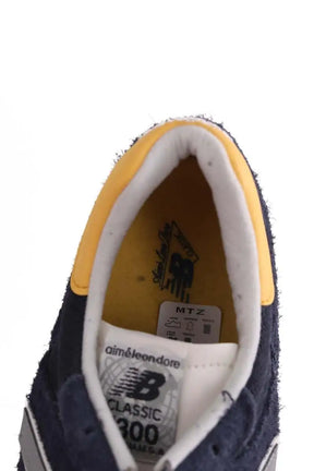 Baskets basses New Balance Marine en Tissu