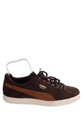 Baskets basses Puma Marron en Daim, taille 45 - Seconde Main