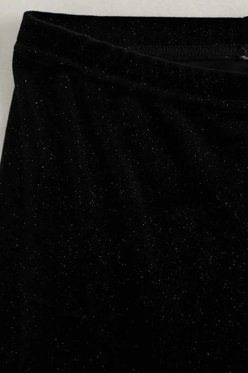 Legging American Apparel Noir en Polyester