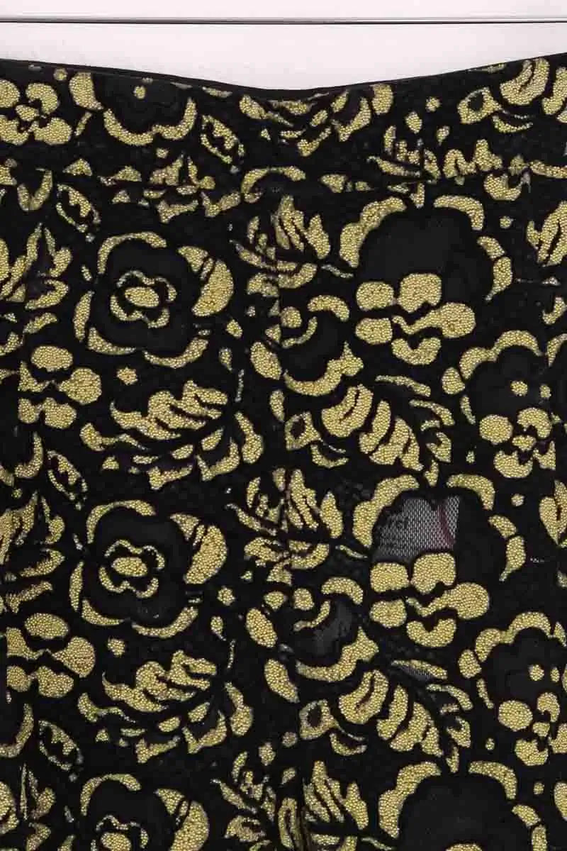 Legging Louis Vuitton Doré en Synthétique