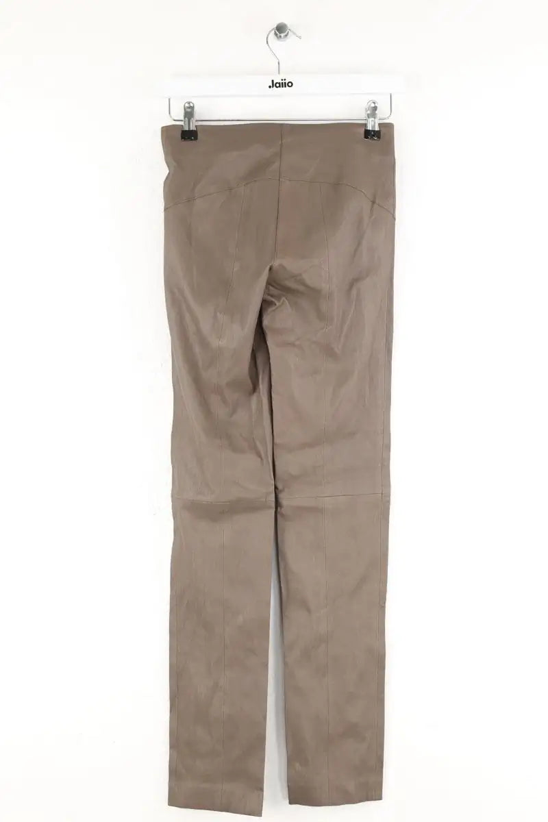Legging Maison Ullens Marron en Cuir