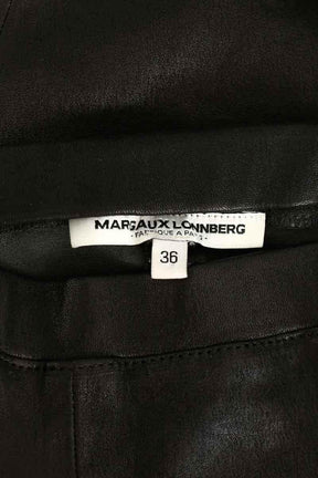 Legging Margaux Lonnberg Noir en Cuir