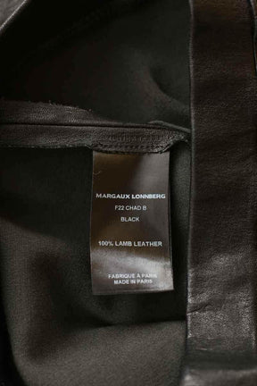 Legging Margaux Lonnberg Noir en Cuir