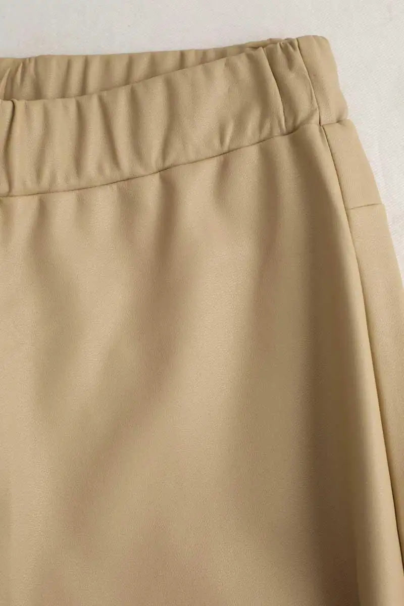 Legging Max Mara Beige en Polyester