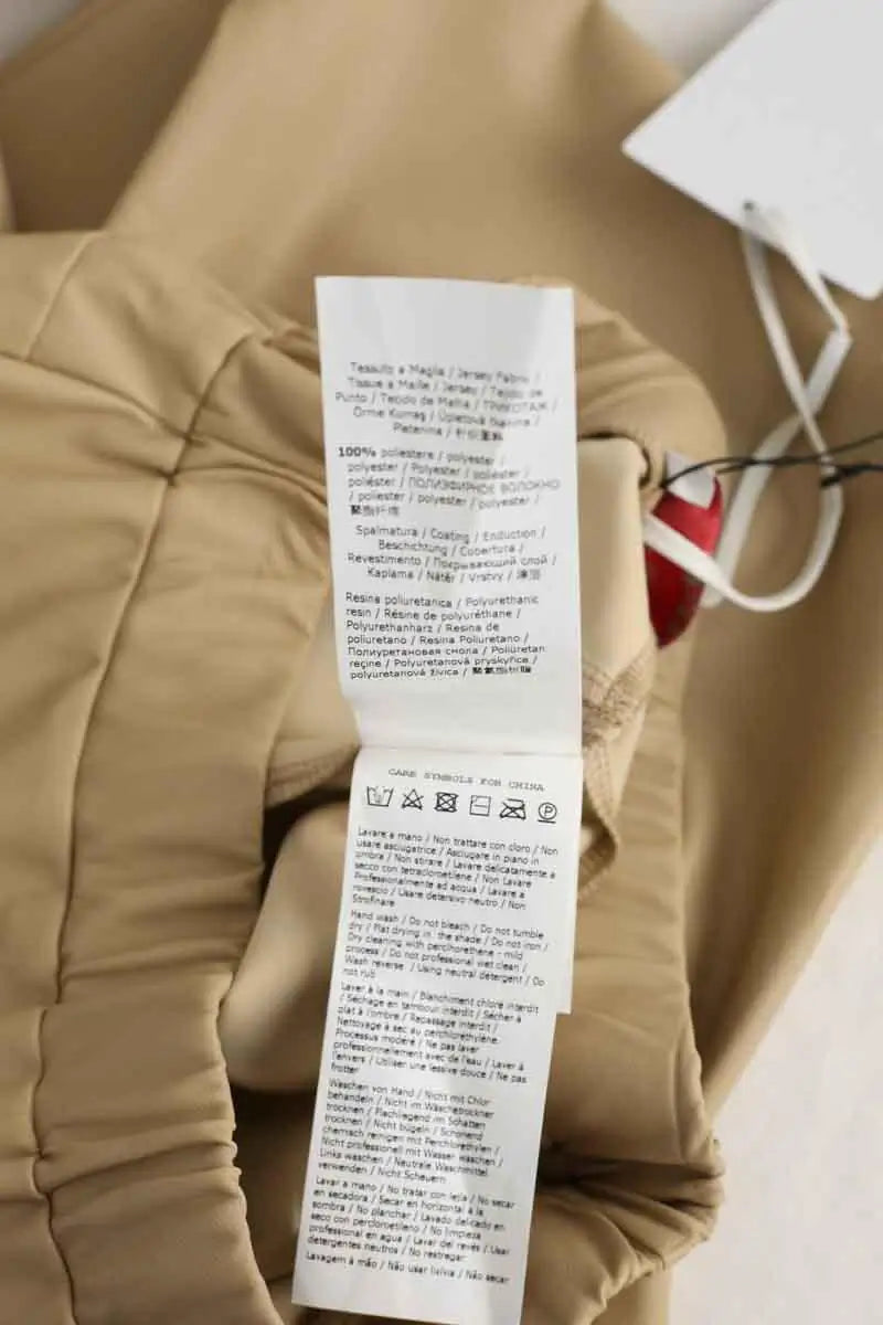Legging Max Mara Beige en Polyester