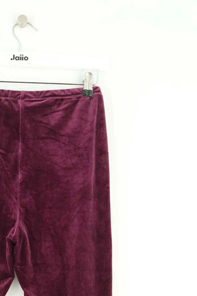 Legging PATTES DE VELOURS Bordeaux en Velours