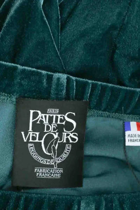 Legging PATTES DE VELOURS Vert en Velours