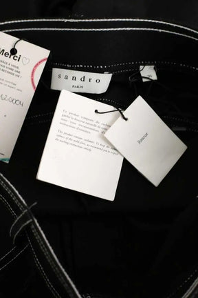Legging Sandro Noir en Viscose