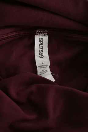 Legging SPLITS59 Bordeaux en Synthétique
