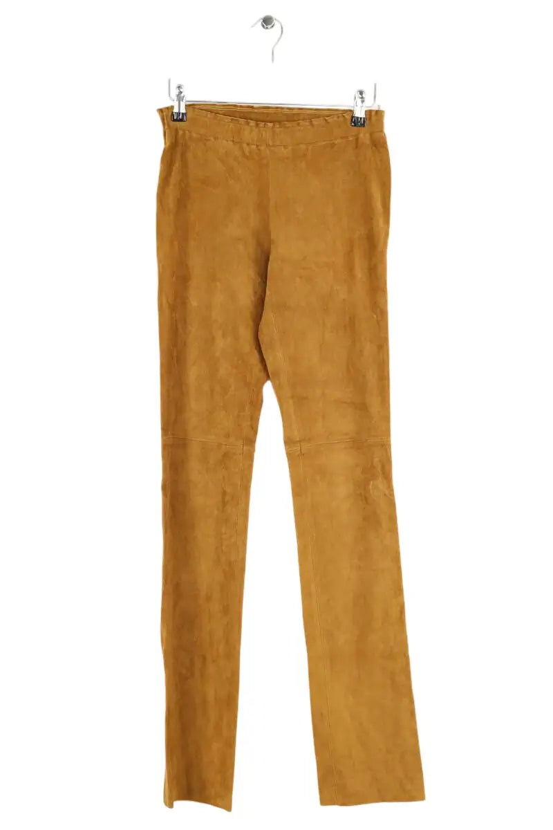 Legging Stouls Camel en Daim, taille S - Seconde Main