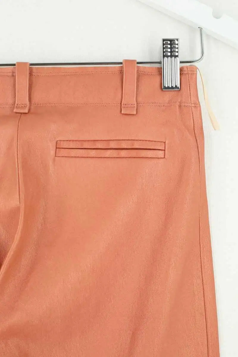 Legging Stouls Rose en Cuir