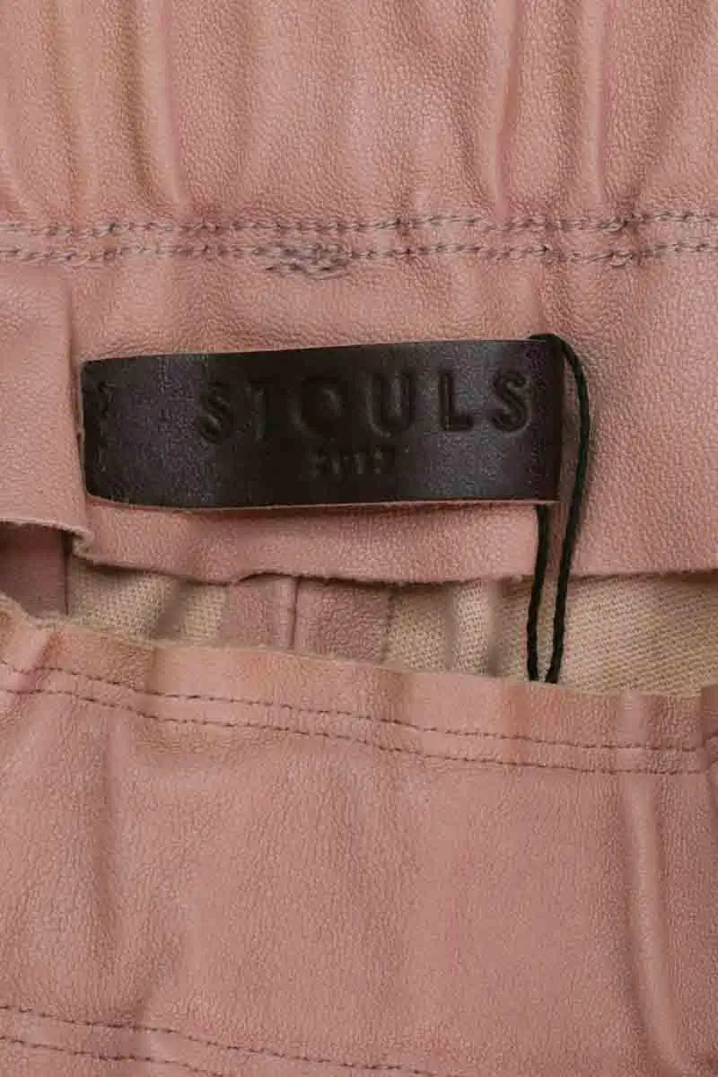 Legging Stouls Rose en Cuir