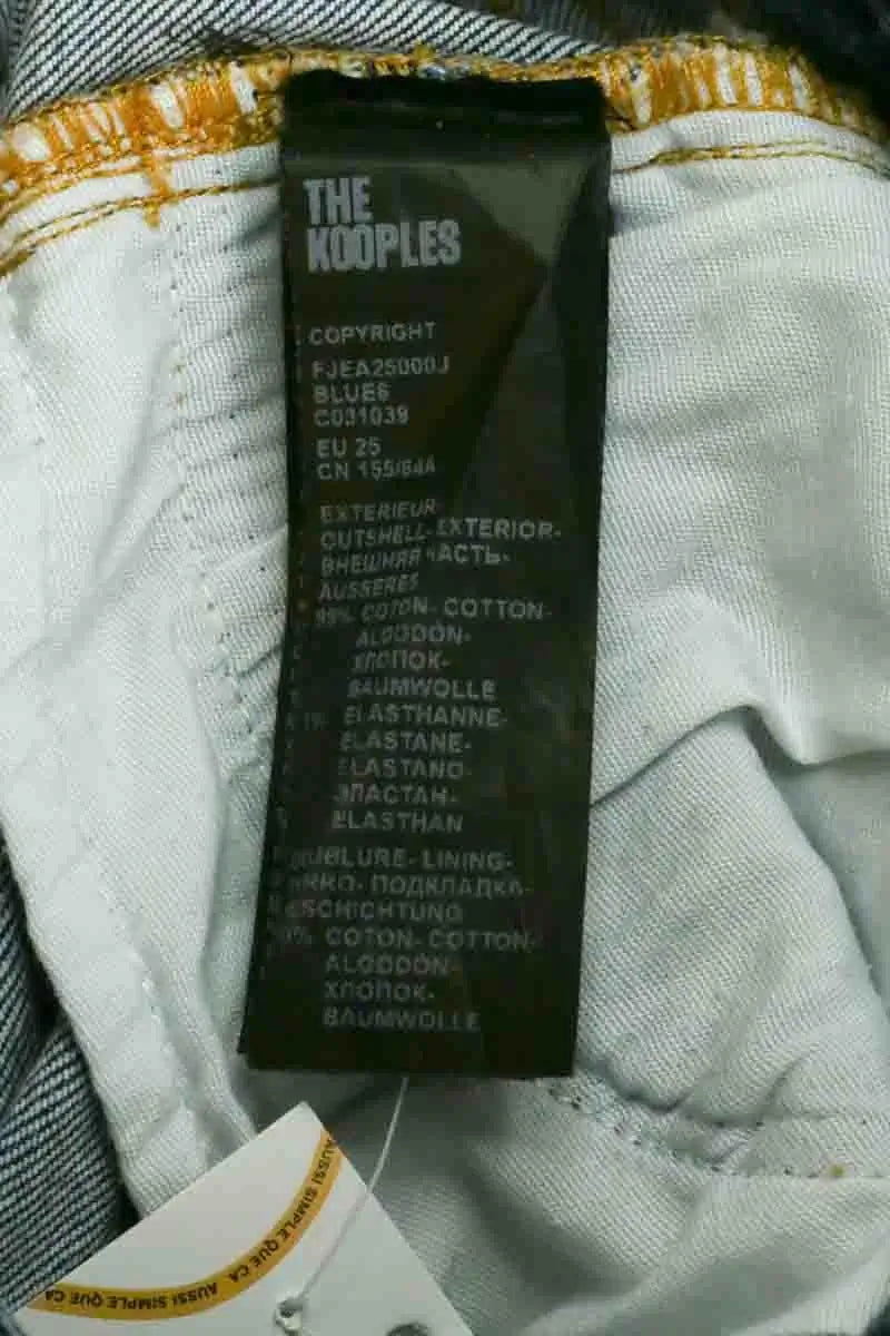 Jean slim The Kooples Bleu en Coton