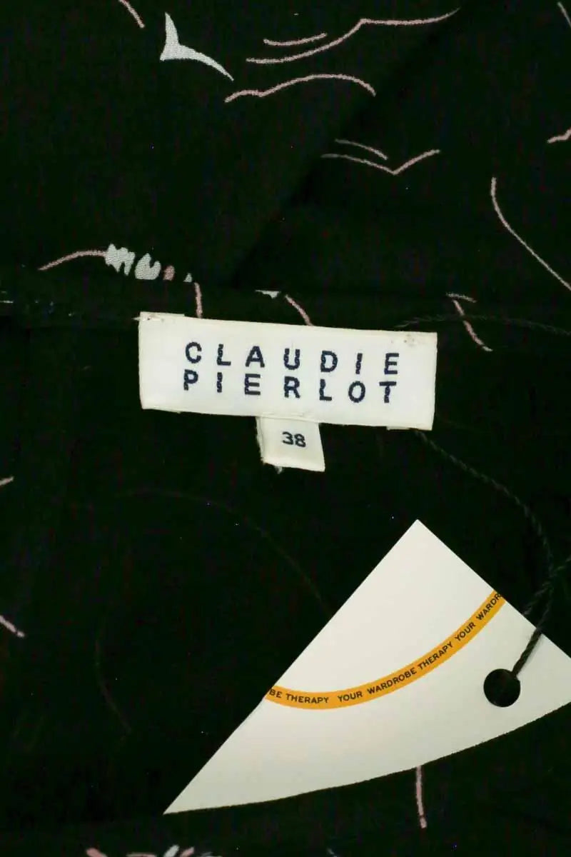 Robe Claudie Pierlot Noir en Synthétique