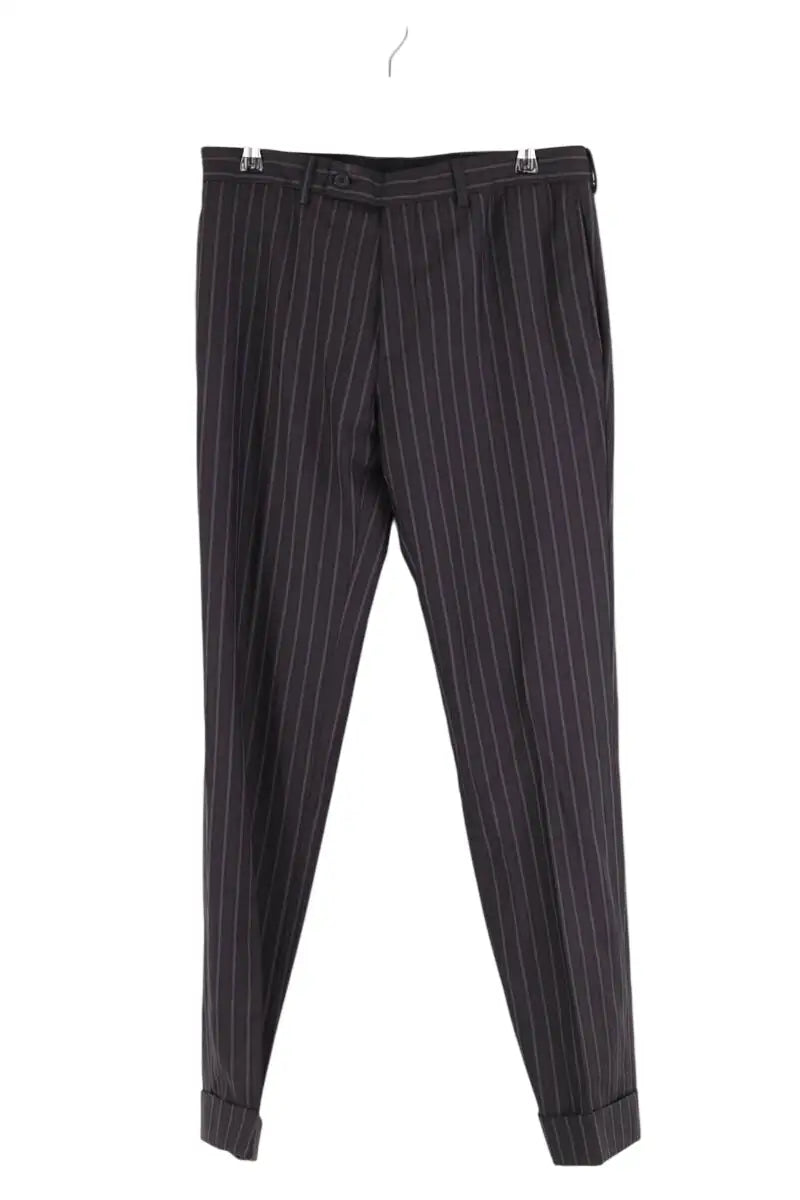 Pantalon de costume Dior Anthracite en Laine, taille XL - Seconde Main
