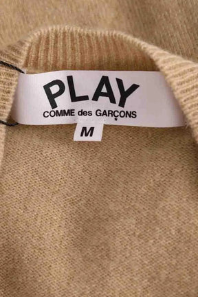 Cardigan Comme Des Garçons Beige en Laine