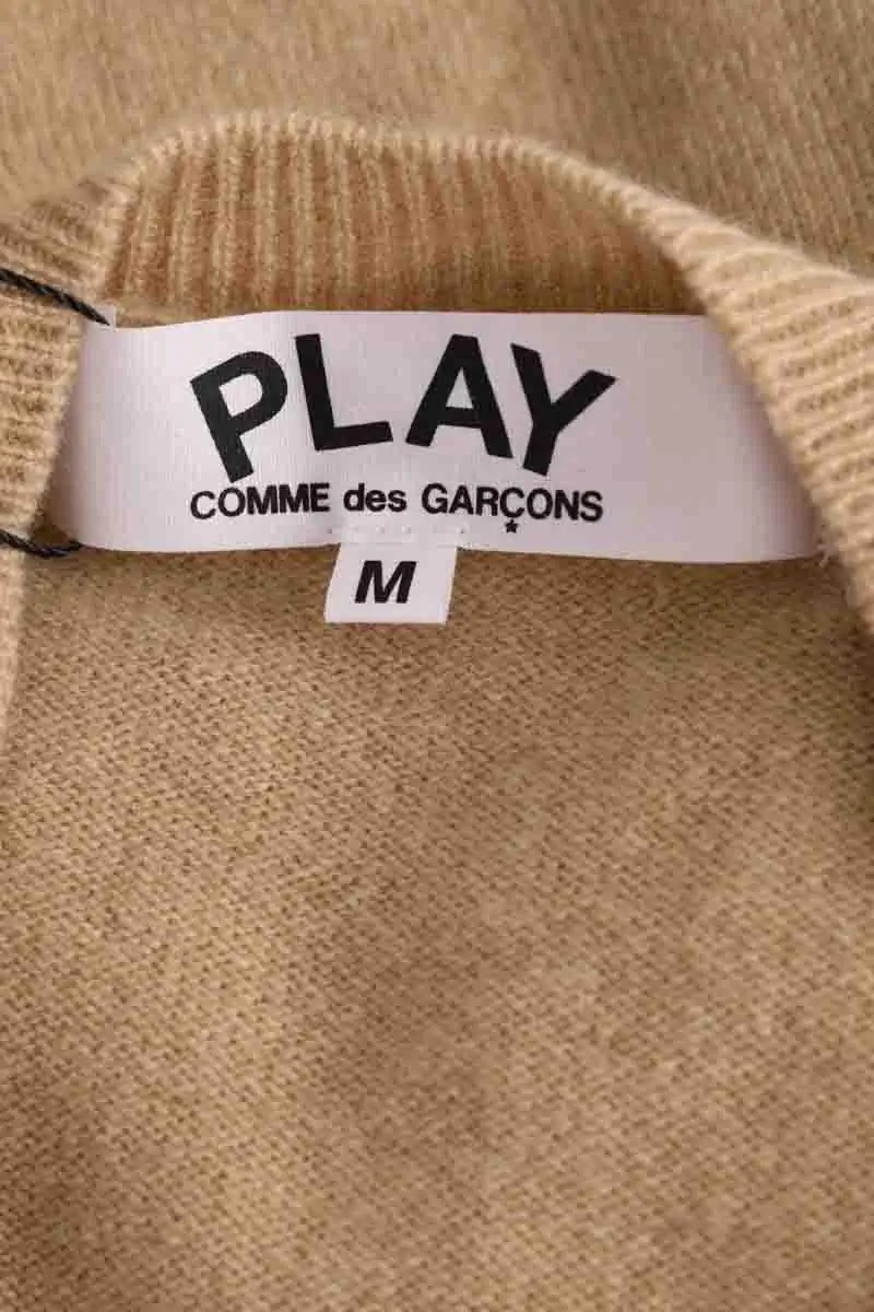 Cardigan Comme Des Garçons Beige en Laine