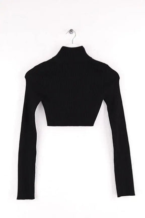 Top Courrèges Noir en Viscose