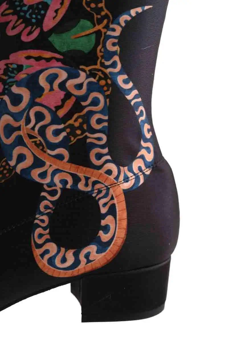 Bottes La DoubleJ Noir en Tissu