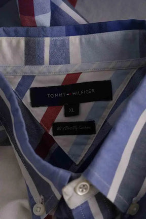 Chemise Tommy Hilfiger Bleu en Coton