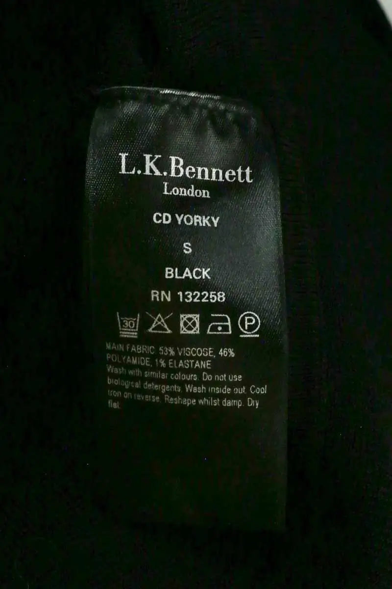 Cardigan LK Bennett Noir en Viscose