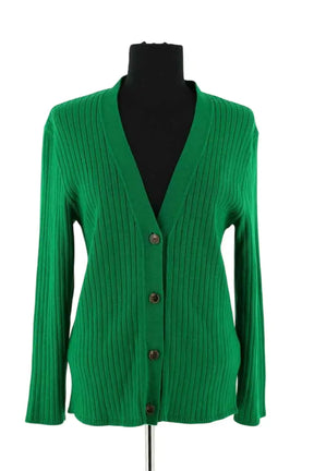 Cardigan Make My Lemonade Vert en Laine, taille S - Seconde Main