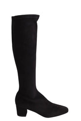 Bottes LK Bennett Eldon Noir en Daim, taille 38 - Seconde Main