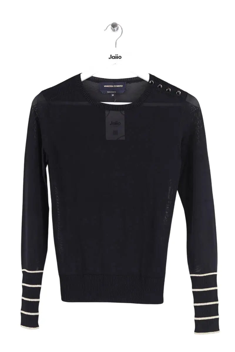 Pull Vanessa Seward Noir en Viscose, taille S - Seconde Main