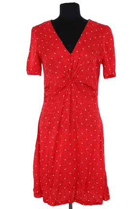 Robe Maje Rouge en Viscose, taille M - Seconde Main