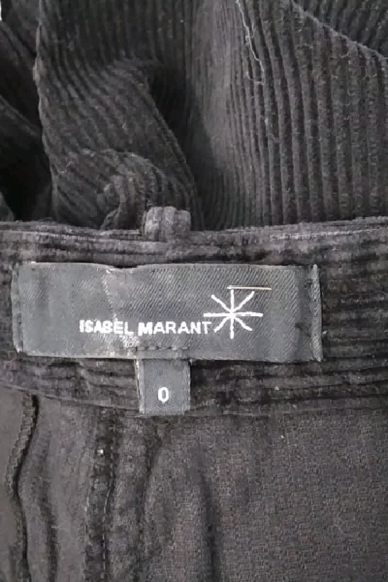 Pantalon slim Isabel Marant  Noir