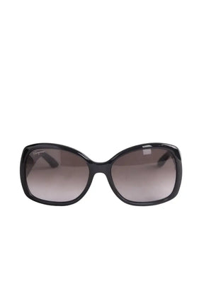 Lunettes de protection Salvatore Ferragamo Noir en Plastique - Seconde Main