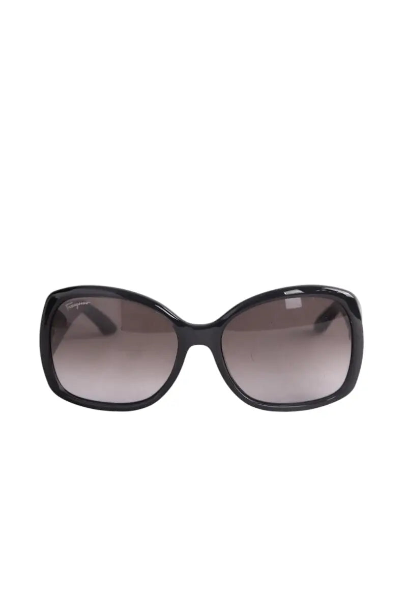 Lunettes de protection Salvatore Ferragamo Noir en Plastique - Seconde Main