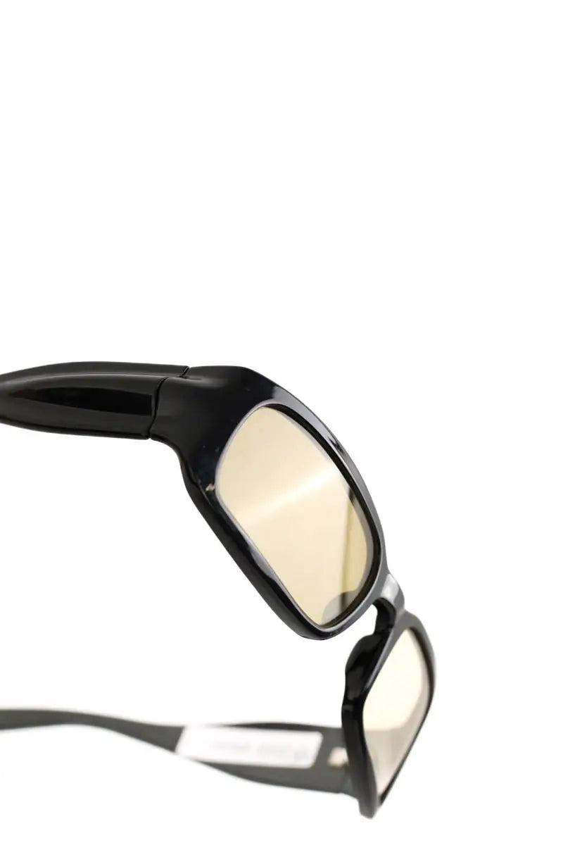 Lunettes de soleil A Better Feeling Jaune en Plastique