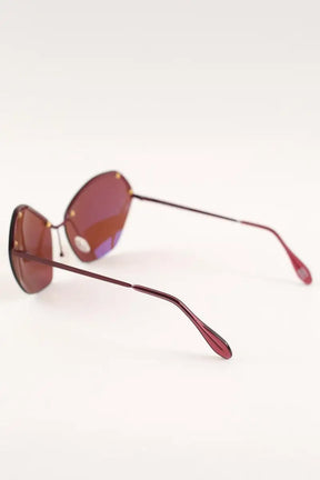Lunettes de soleil Andy Wolf Marron en Plastique