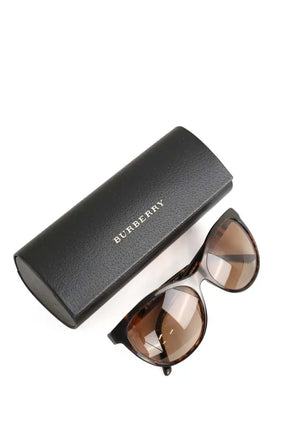 Lunettes de soleil Burberry Marron en Plastique