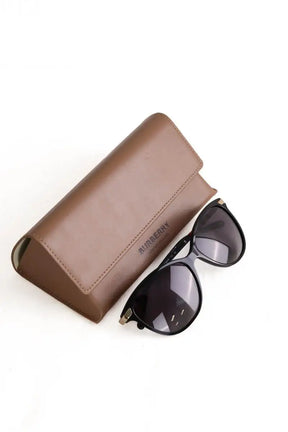 Lunettes de soleil Burberry Noir en Plastique