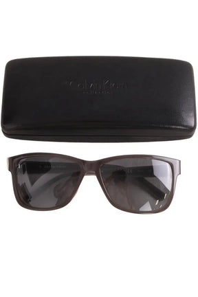 Lunettes de soleil Calvin Klein Gris en Plastique