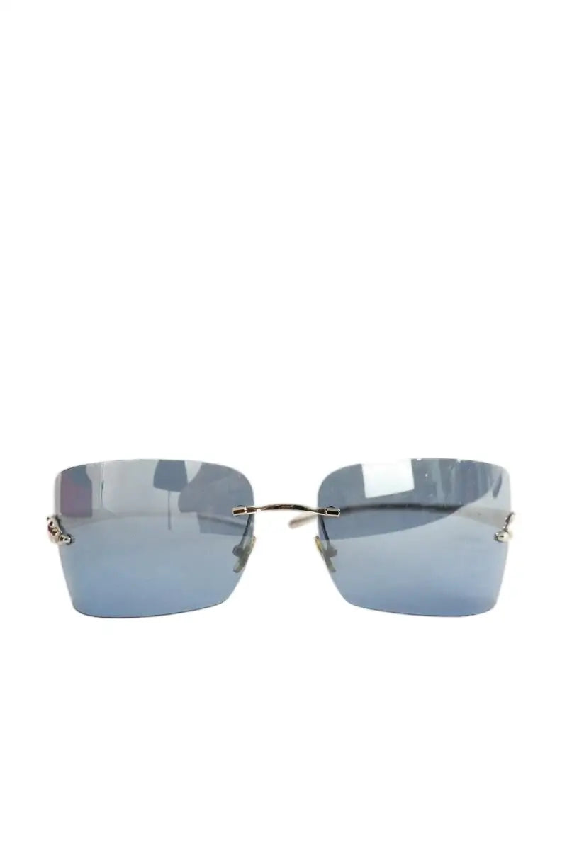 Lunettes de soleil Cartier Argent en Métal - Seconde Main