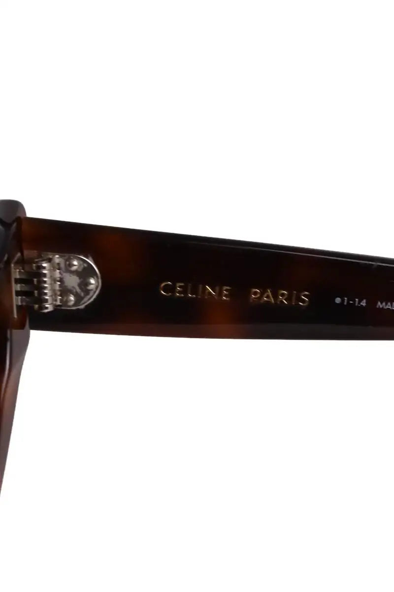 Lunettes de soleil Celine Marron en Plastique