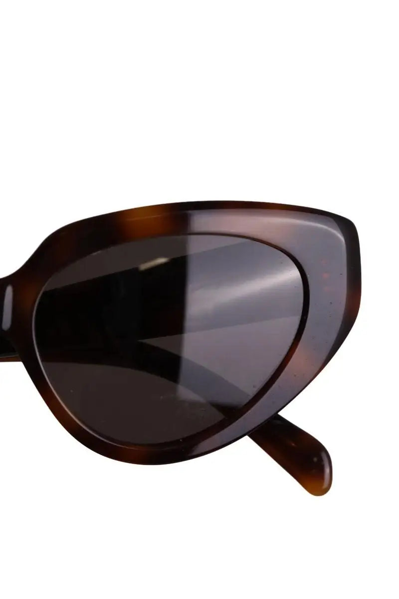 Lunettes de soleil Celine Marron en Plastique