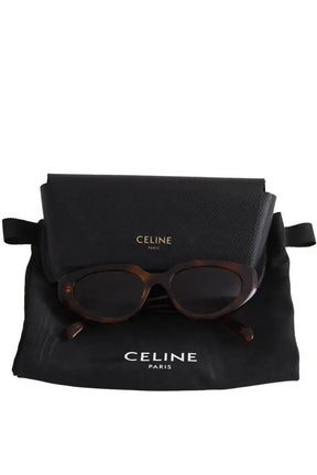 Lunettes de soleil Celine Marron en Plastique