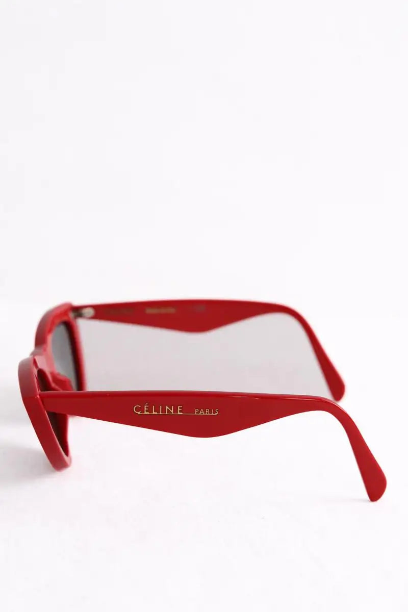 Lunettes de soleil Celine Rouge en Plastique
