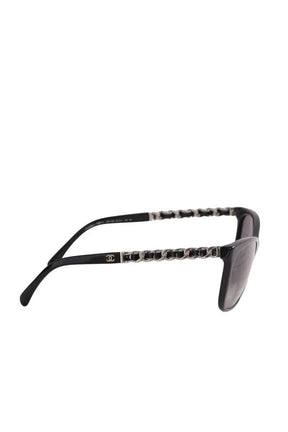 Lunettes de soleil Chanel Noir en Plastique