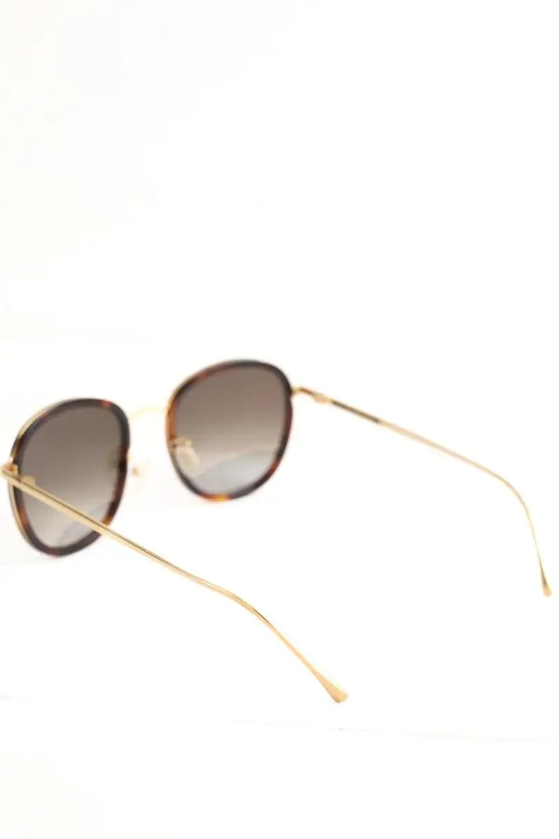 Lunettes de soleil Charles & Keith Marron en Plastique