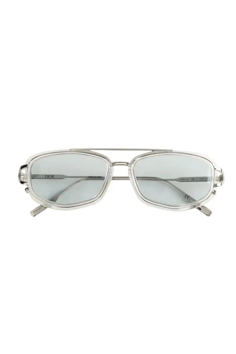 Lunettes de soleil Dior Argent en Plastique - Seconde Main