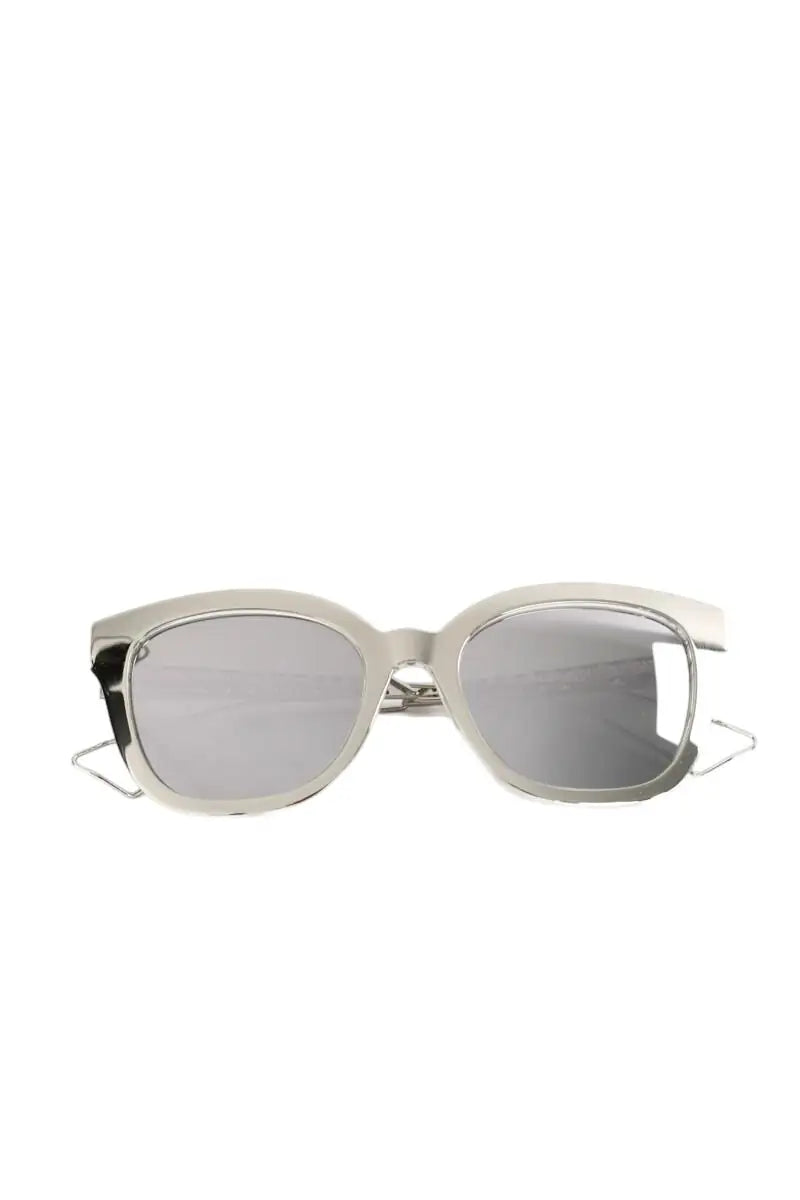 Lunettes de soleil Dior Argent en Plastique - Seconde Main